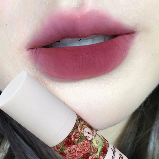 Rose Garden Matte Muse Lip Mud Liquid Lipstick Waterproof 