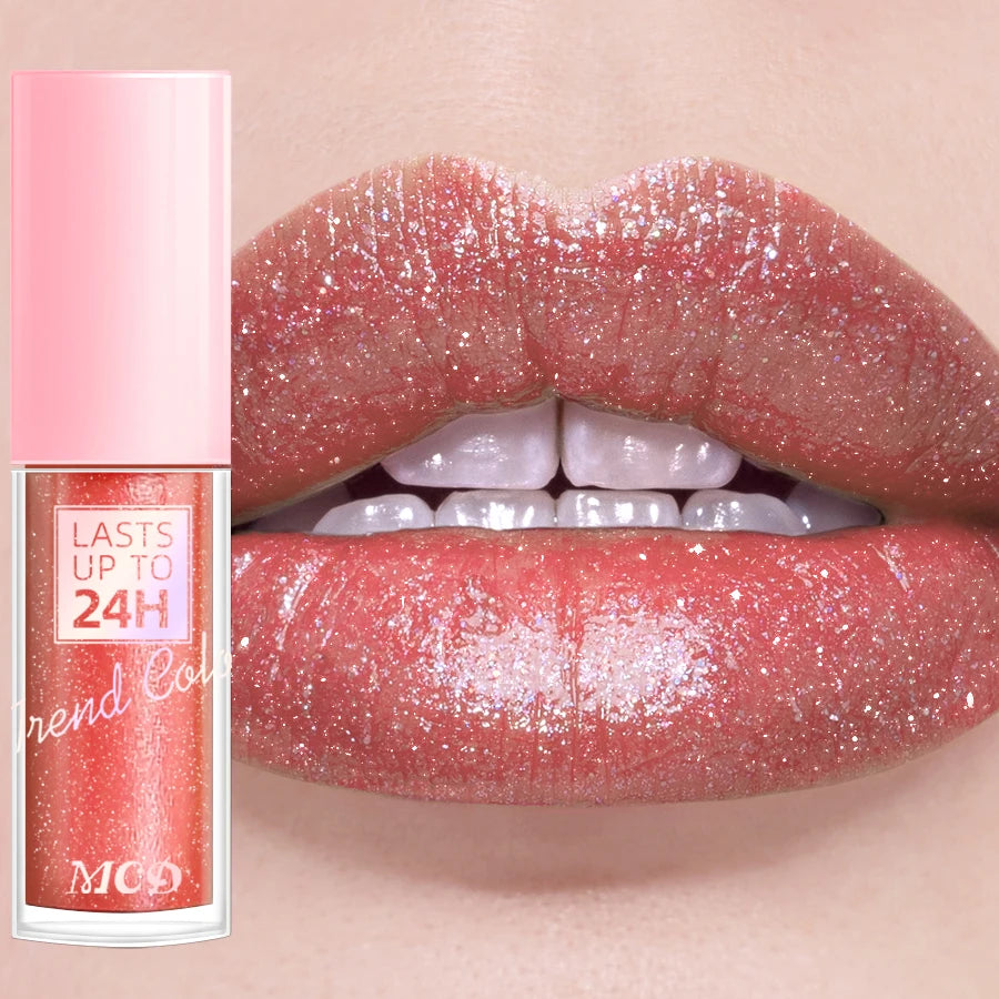 18 Colors Glitter 1Pcs Lip Glaze Long Lasting