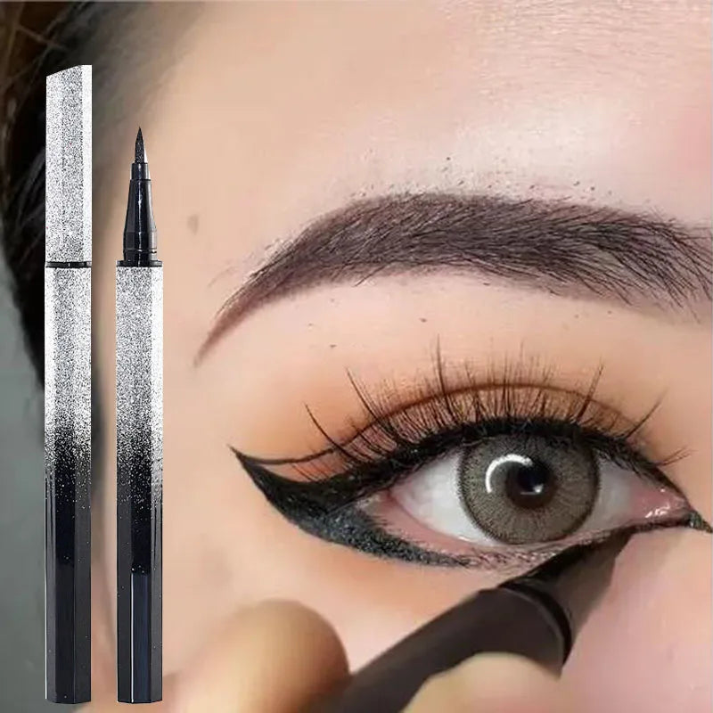 Ultra-Thin Waterproof Liquid Eyeliner Korean Makeup for Women Quick Dry Smooth Eye Liner Long Last Lower Eyelash Pen Cosmetics