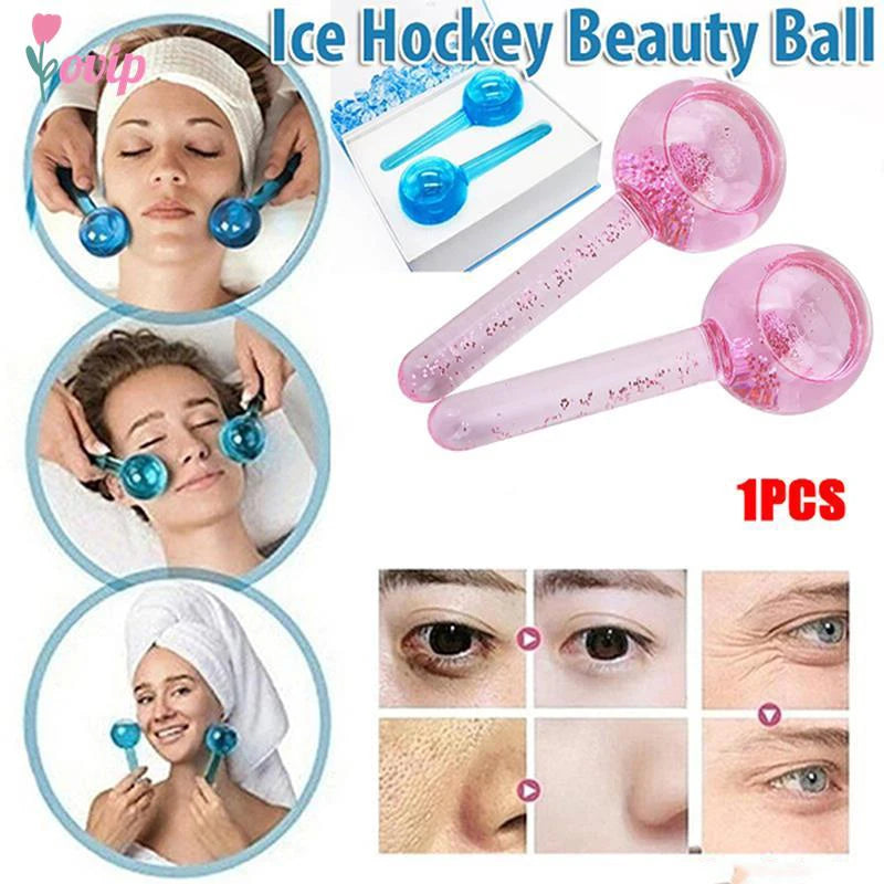 Crystal Face Roller Ball Facial Massager 