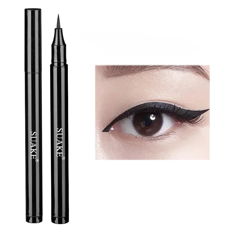 Quick-Dry Eyeliner Pencil Makeup Long Lasting Smooth Matte Eye Liner Waterproof anti Smudge Liquid Eyeliner Pen Eyes Cosmetics