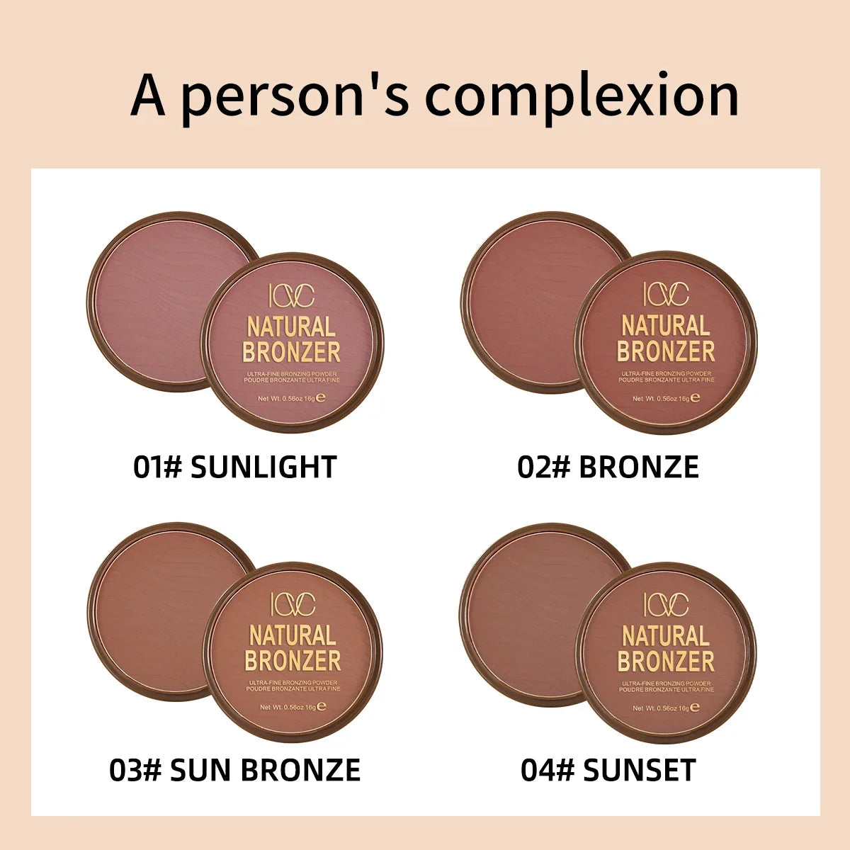 Dark Skin Bronzer Contour Palette Matte Brown Nose Shadow Cheek Profile Powder Natural Face Modify Concealer Nude Makeup Setting