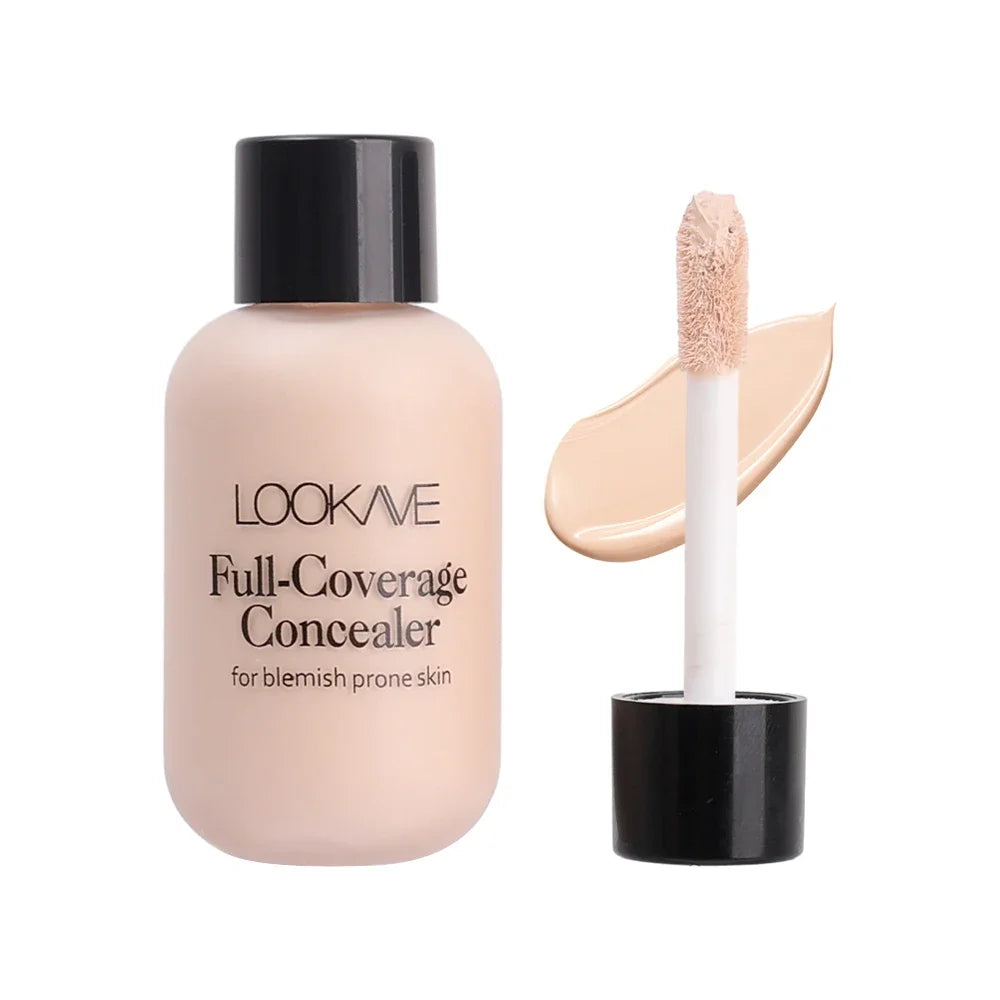 Waterproof Matte Concealer Cream Full Coverage Acne Dark Circles Oil Control Lasting Liquid Foundation Facial Makeup Cosmetics