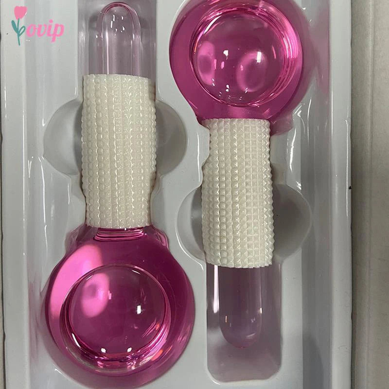 Crystal Face Roller Ball Facial Massager 