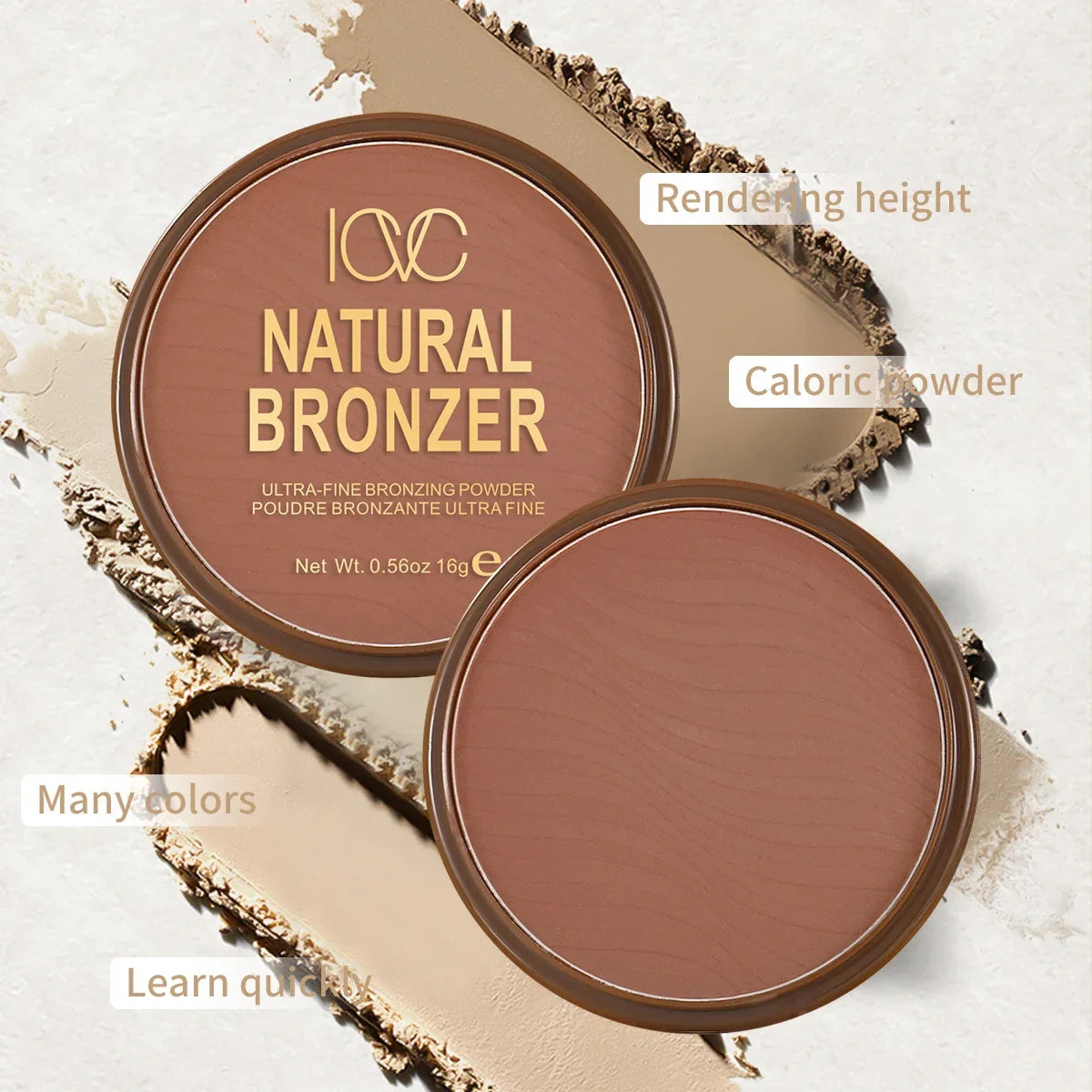 Dark Skin Bronzer Contour Palette Matte Brown Nose Shadow Cheek Profile Powder Natural Face Modify Concealer Nude Makeup Setting