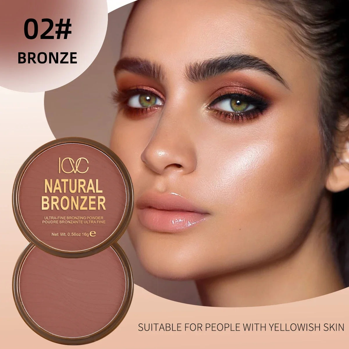 Dark Skin Bronzer Contour Palette Matte Brown Nose Shadow Cheek Profile Powder Natural Face Modify Concealer Nude Makeup Setting