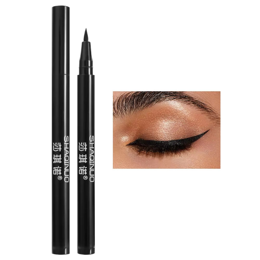 Quick-Dry Eyeliner Pencil Makeup Long Lasting Smooth Matte Eye Liner Waterproof anti Smudge Liquid Eyeliner Pen Eyes Cosmetics