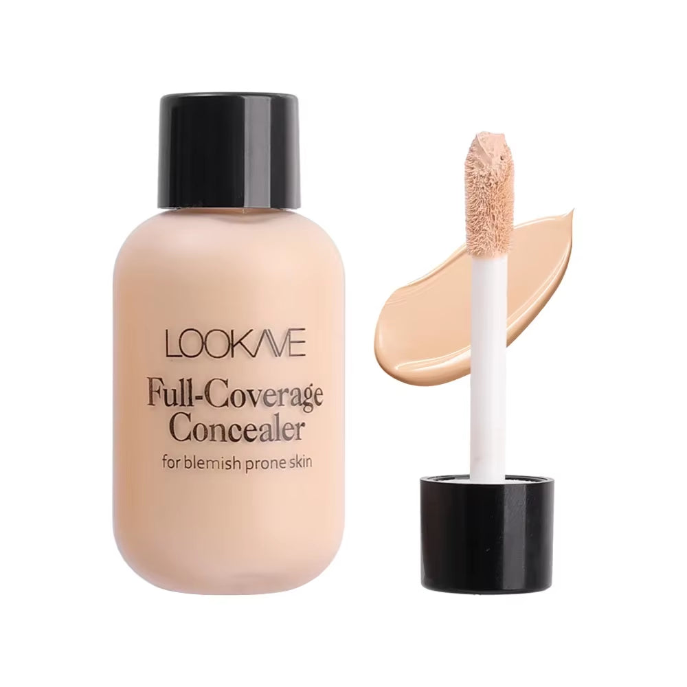 Waterproof Matte Concealer Cream Full Coverage Acne Dark Circles Oil Control Lasting Liquid Foundation Facial Makeup Cosmetics