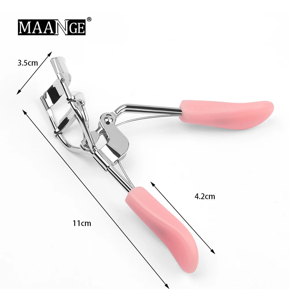 1Pc Pro Makeup Eyelash Curler Beauty Tools Lady Women Nature Style Cute Eyelash Handle Curl Eye Lash Curler Random Color